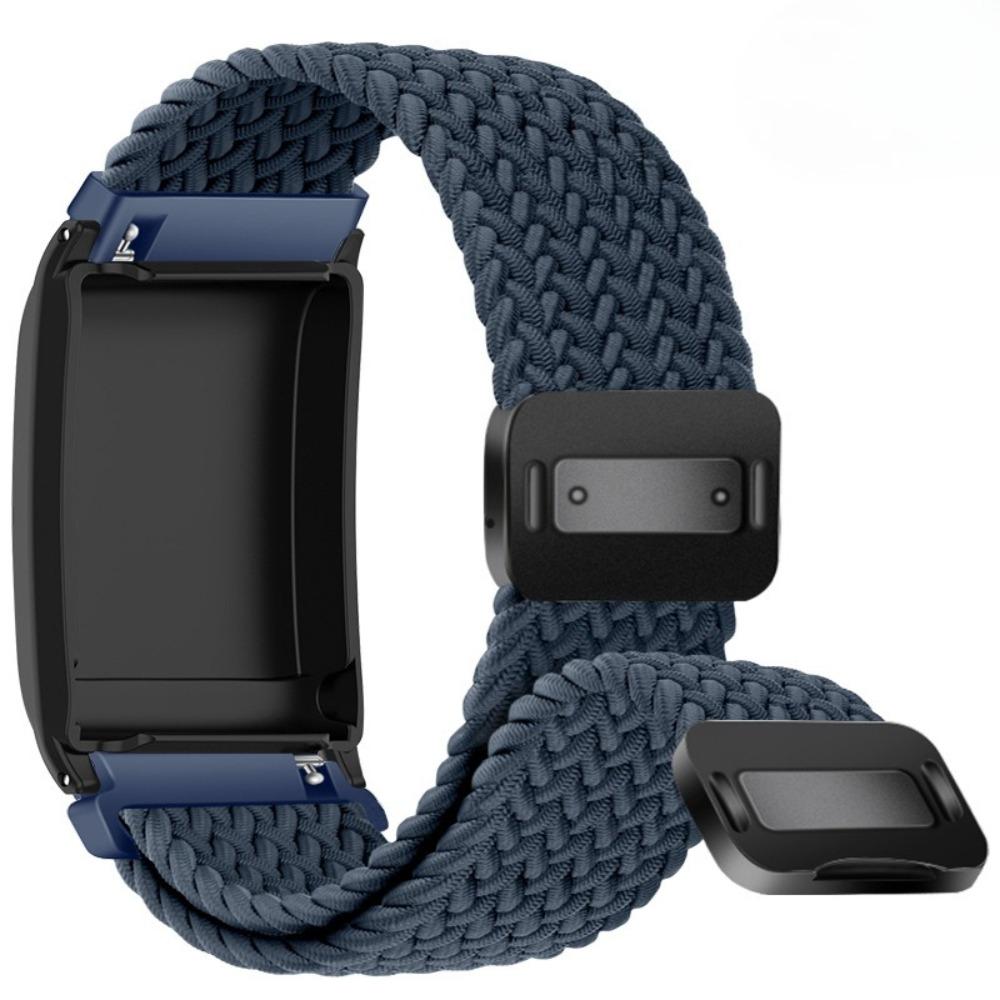 Nylonklockarmband för Whoop 5.0 Armband Vävtyg Klockarmband med Skydd för Whoop 4.0 Sportarmband Magnetiskt Band