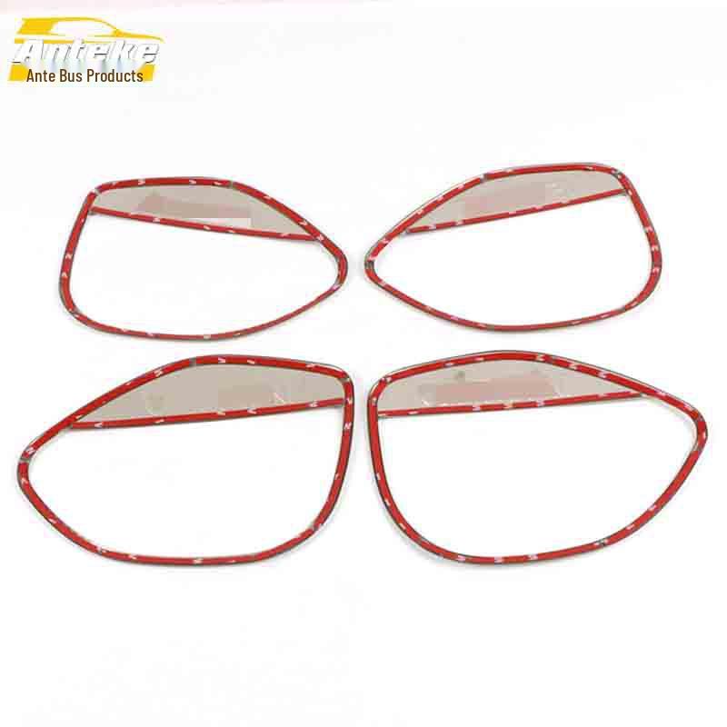 Verano Stainless Steel Door Speaker Cover with Bright Ring - Car Accessory