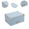 Bijley Box Travel Jewelry at 2 Single Levels Portable Organizer of for