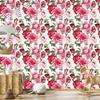 Rose wallpaper in fashionable colors for the living room and bedroom 50x1000