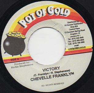 7inch Record CHEVELLE FRANKLYN - Victory    NONE Pot Of Gold Jamaica Reggae, Ska & Dub Used