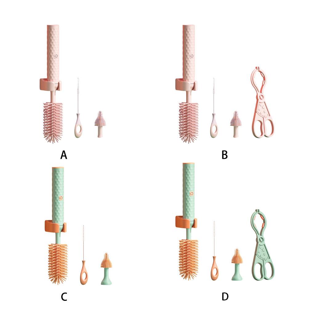 Silikonflaschenbürsten-Set Reinigungsbegleiter Elektrischer Flaschenreiniger