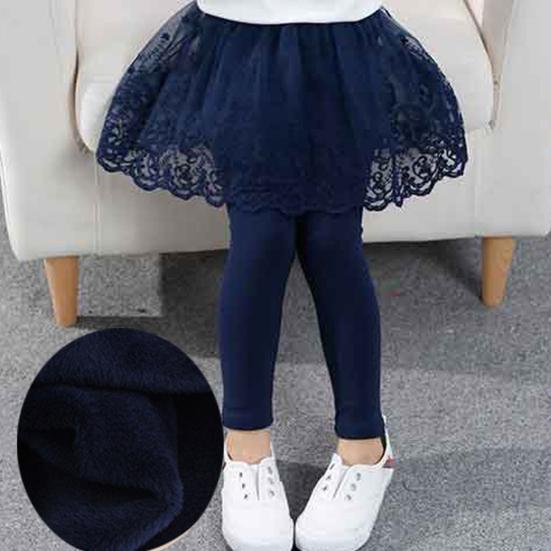 Leggings, weich, elastisch, reine Baumwolle, einfarbig, Mädchen-Leggings für Zuhause