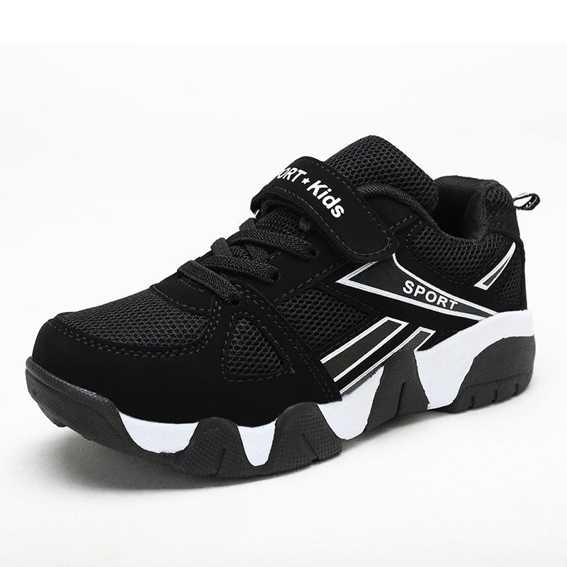 2025 spring and summer fashion mesh boys single shoes casual children boys students middle and older children soft-soled sports shoes