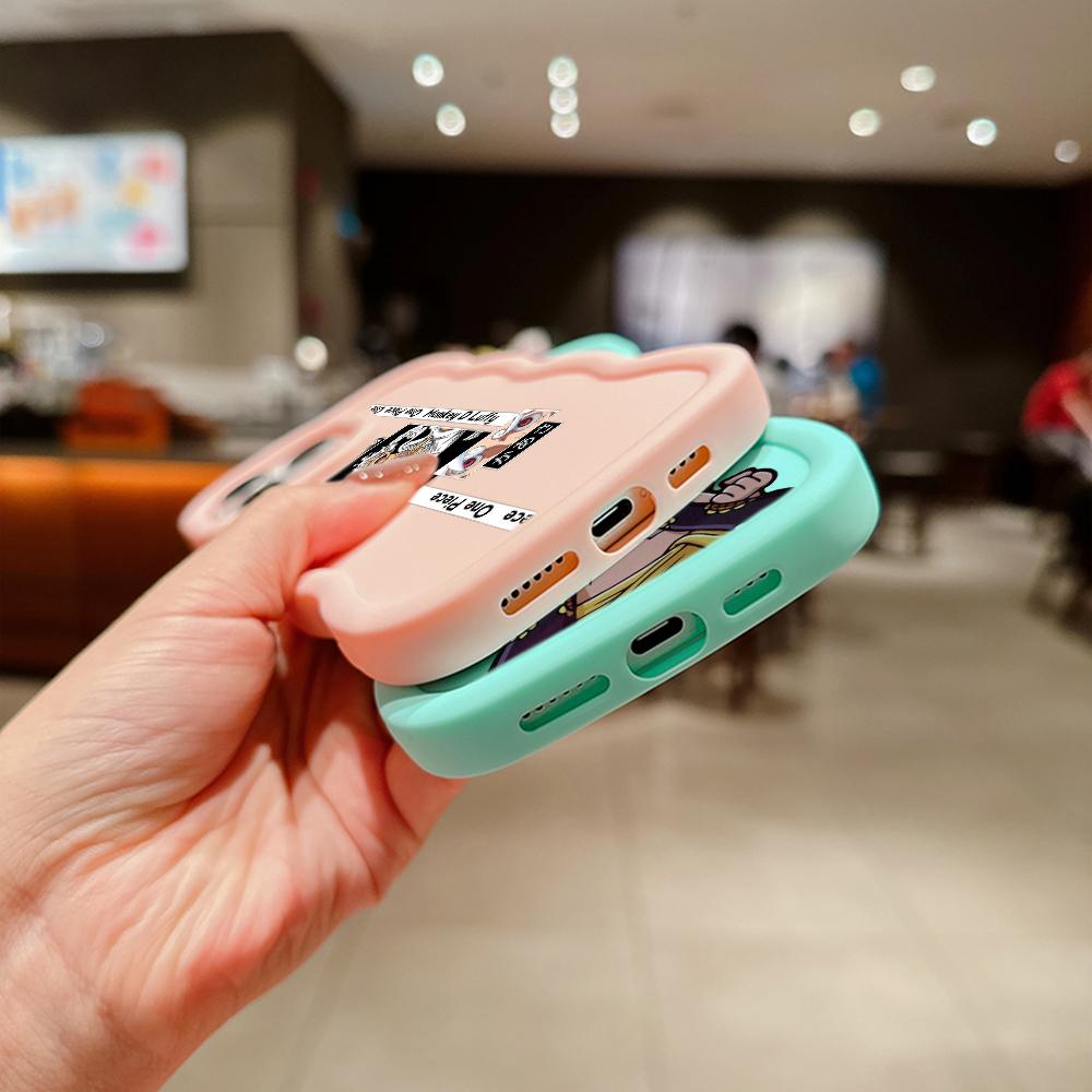 LZ28 One Piece Luffy Gear 5 Silicone Phone Cases for Samsung A15 A16 S23 FE S24 Ultra A34 A54 A14 A55 Motorola G32 E14 OnePlus Soft Cover
