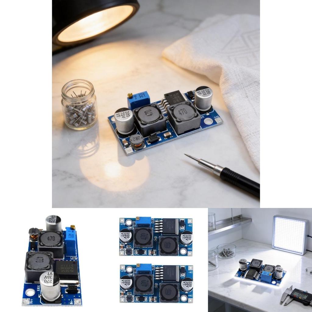 Xl6009 Solar Power Converter With Adjustable Voltage For Diy Projects And Instruments