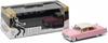 GREENLIGHT Cadillac 1/43 Scale Diecast Model Car, CADILLAC FLEETWOOD SERIES 60, 1955 (Pink) [Parallel Import]