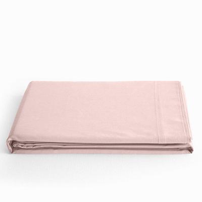 “Premium” Flat Sheet for Single Bed &; 2 Places - Premium Dragée Rose - 240 X 300 Cm for 2-seater Bed