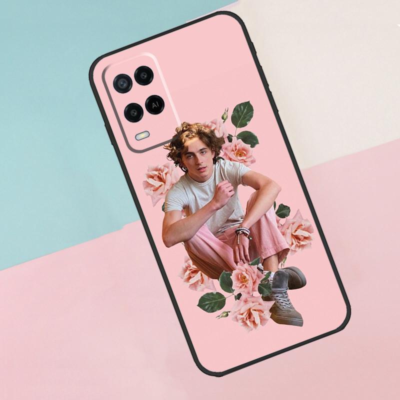 Timothee Chalamet Actor For Oppo A40 A60 A80 A18 A38 A58 A78 A98 A79 A16 A76 A96 A15 A74 A94 A54 A77 A17 Phone Case