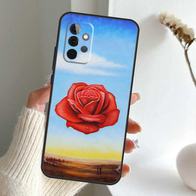 Salvador Dali Painting Case For Samsung Galaxy A13 A33 A53 A06 A17 A56 A36 A26 A16 A15 A35 A55 A34 A54 A52 A12 A32