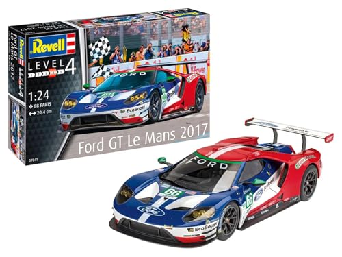 Немецкий Revell Масштаб 1/24 Ford GT Ле-Ман Пластиковый Сборный Набор 07041 Серый RV07041