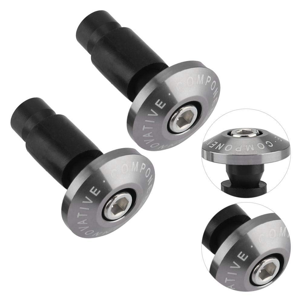 Handlebar Grip Plug, 22mm 7/8inch Motorcycle Handlebar End Slider Plug Cap, Racing ATV Off-Road