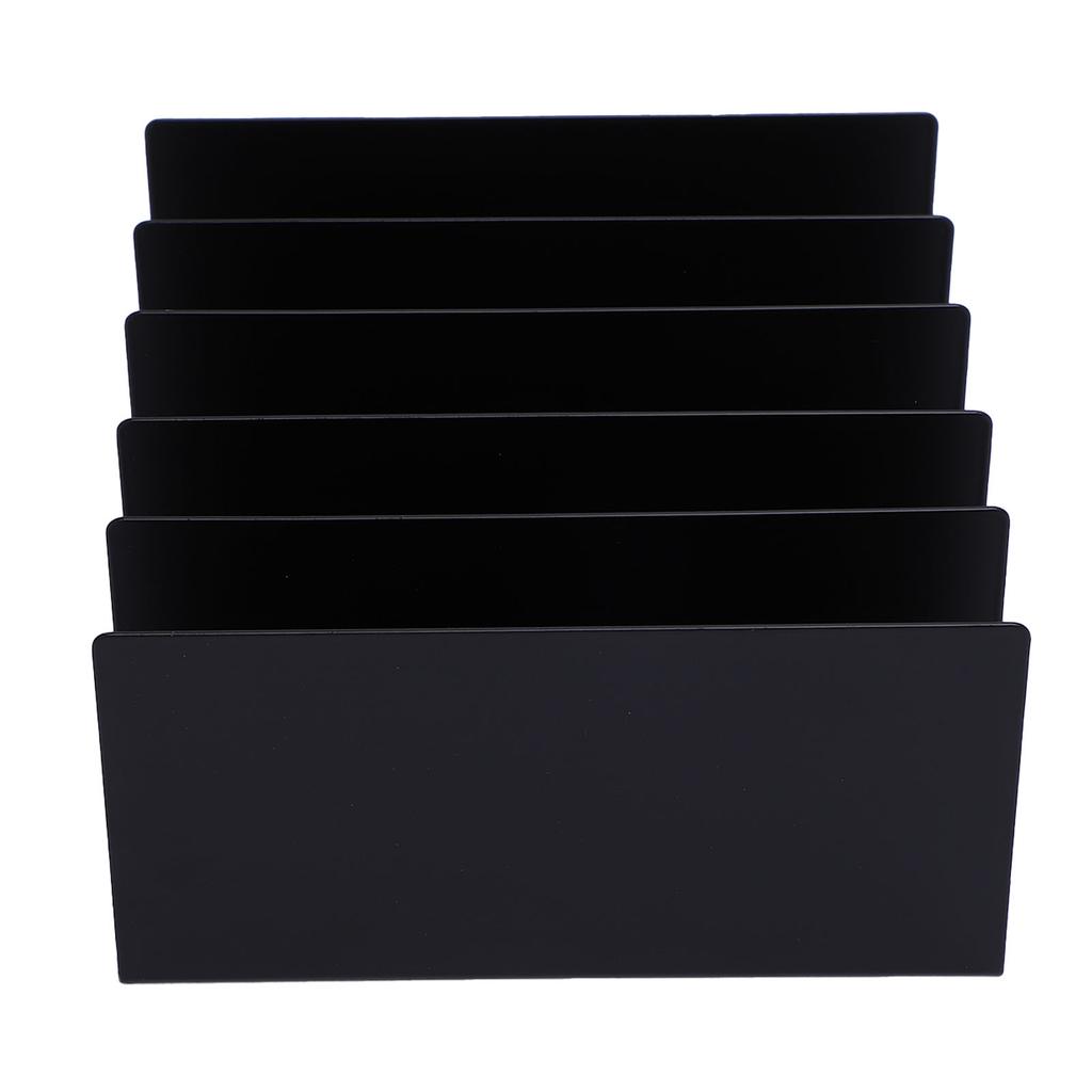 Desktop File Organizer 5 Compartments Iron Integrated Portable File Sorter Organizer for Home