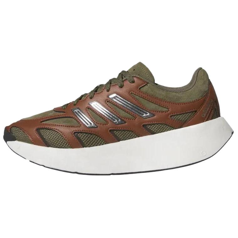 Adidas Adizero Aruku Classic Versatile Running Shoes Unisex Sneakers Brown Green JS3710