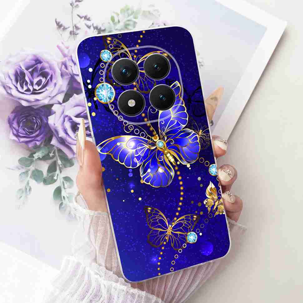 Für Xiaomi Redmi Note 15 Pro Plus ProPlus 5G Hülle Blume Cartoon Hülle Weiche Silikonhülle Für Redmi Note 15 Pro+ Hülle