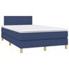 Maison Exclusive - Sommier à lattes de lit avec matelas Bleu 120x200 cm Tissu
