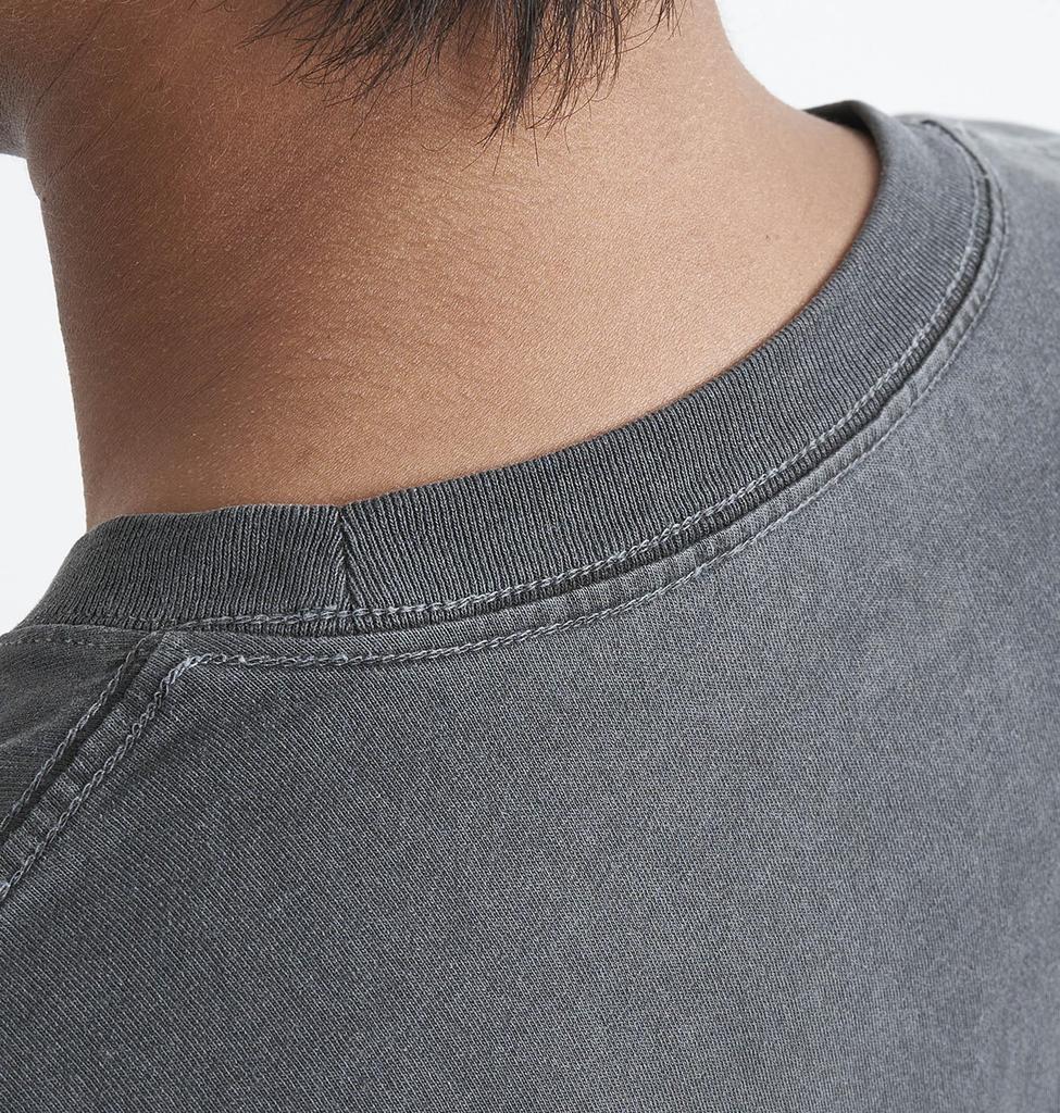 Quiksilver Pigment-Processed US Cotton Front Logo T-Shirt QST241008 CHC S