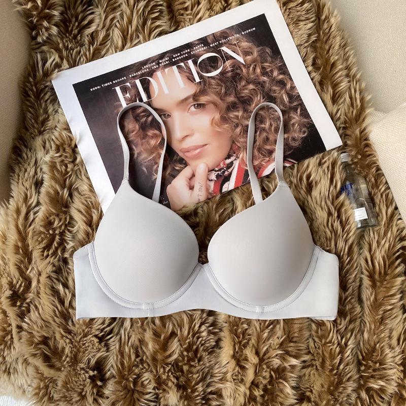 Popular Seamless Girl's Push-Up Shaping Bra - Soft, Thin, Anti-Sagging, and Underwired.