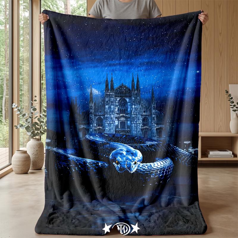 Inter Milan 3 - Coperta a tema Coperta morbida in flanella Coperta soffice da divano Coperta accogliente per divano e letto per arredamento domestico