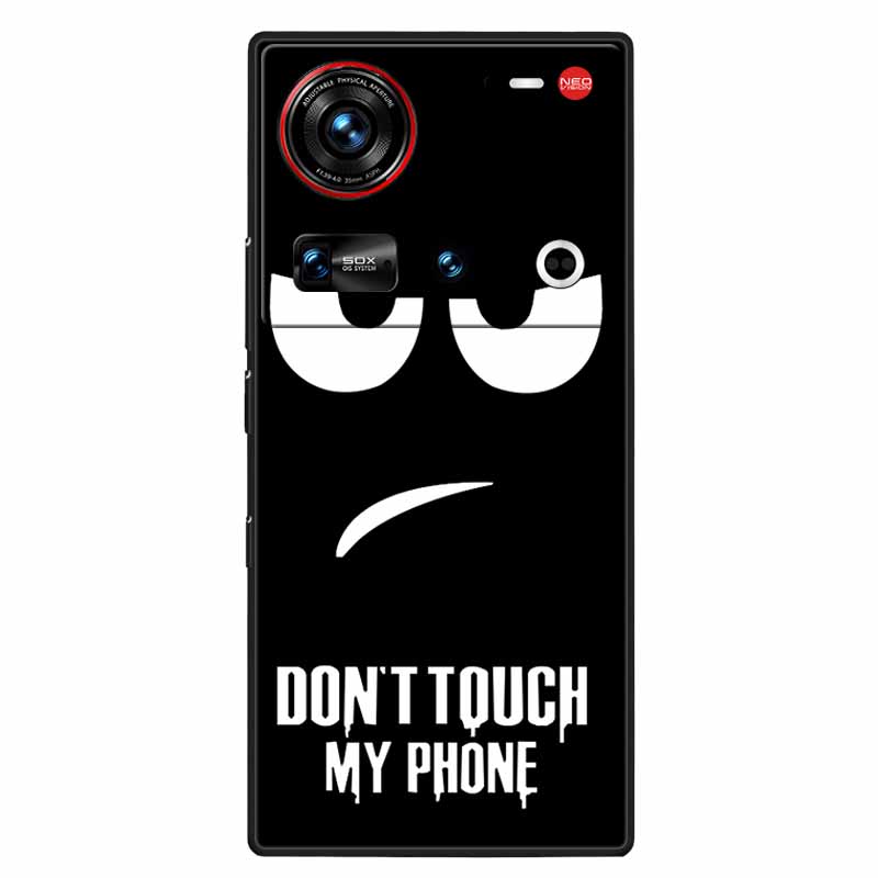 For ZTE Nubia Z70 Ultra 5G Case 6.85'' Black Silicone TPU Soft Phone Cover for Nubia Z70 Ultra Protective Back Shells Z 70 Ultra