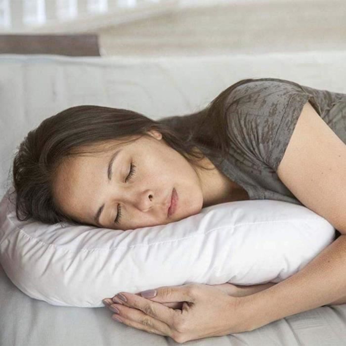 Oreiller de voyage anti-ronflement, appui-tête en forme de U doux Oreillers latéraux pour dormeur Oreiller de côté pour