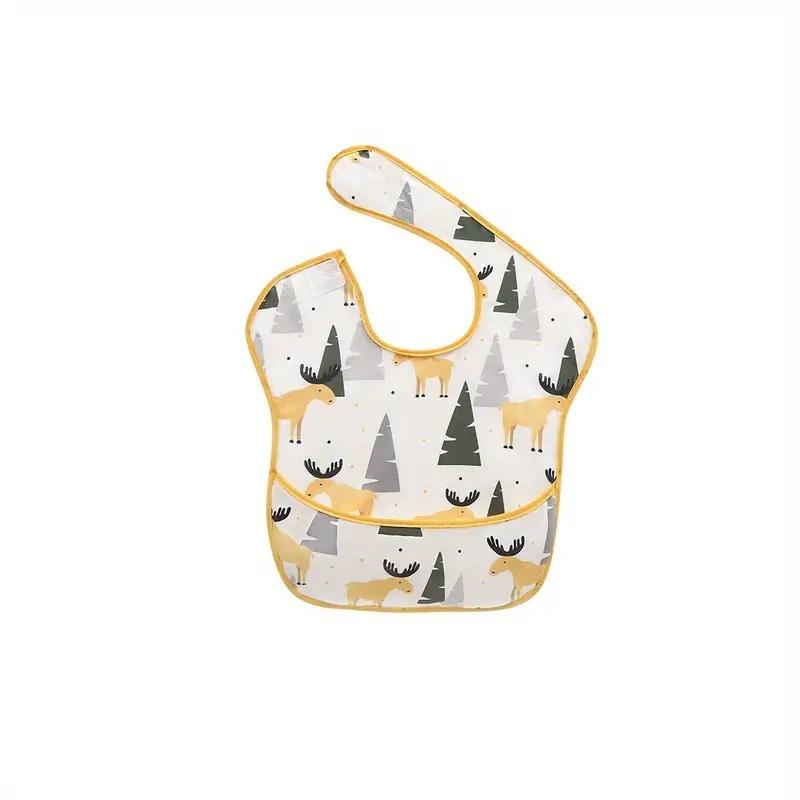 Superleichte Baby-Fütterlätzchen in verschiedenen Farben, wasserdicht, waschbar, öl- und geruchsabweisend, Unisex