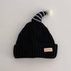 Autumn and winter warm cute baby ear protector wool hat boys and girls pacifier plush knitted hat baby hat