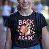 Back Again Raccoon and Kids Tshirt, First Day of School Animal Tee