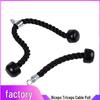 Double Head Rope Cable Pulldown Trainer for Triceps, Face Pull, and Resistance Band Fitness