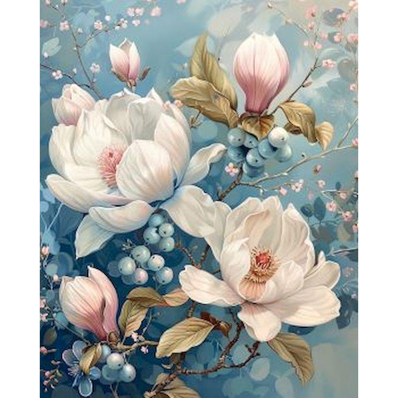 CHENISTORY 5D Diy Diamond Painting Animal Cross Stitch Kit Diamond Round Diamond City Landscape Diamond Embroidery Mosaic Art Full Round 20X30cm