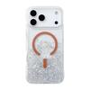 Epoxy Glitter Gradient Magnetic Case for iPhone 17 Pro Max, iPhone 15 & 16 Transparent Compatible.