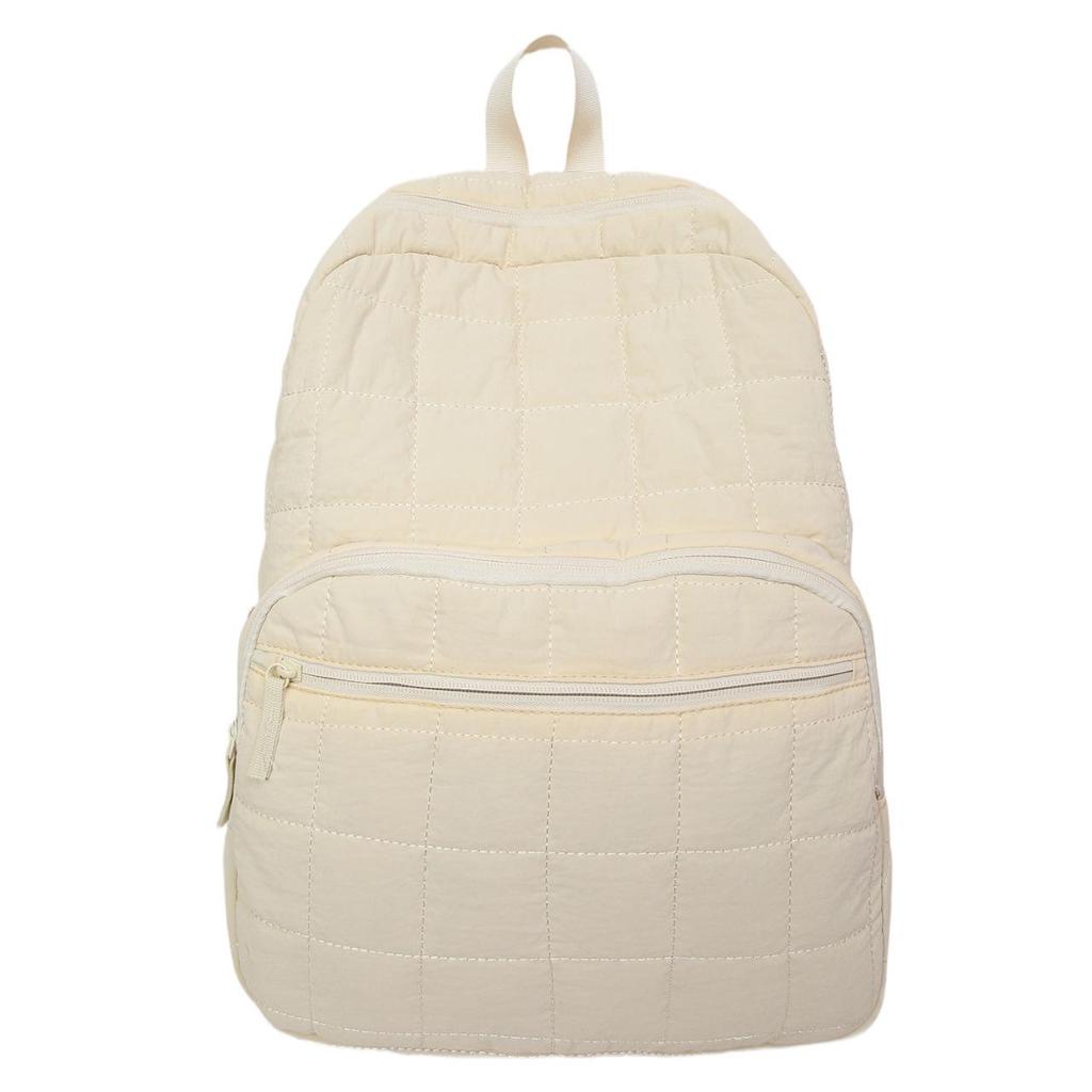 Women's Quilted Casual Outdoor Backpack - Large Capacity, Fashionable Laptop and Mummy Bag