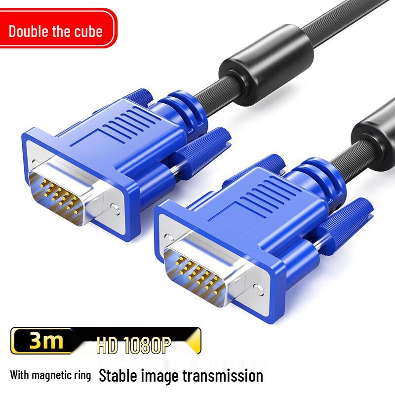 Professional Grade VGA Video Cable (3+6 Pin)