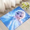 1pc Cute Elsa Pattern Area Rug Soft Flannel Floor Mat for Living Room,Office,Bedroom and Carpet,Sofa Coffee Table Floor Mat