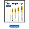 SIQICNC Right HSS Machine Plug Metric Screw Tap Drill Thread Tool M2 M3 M4 M6 M7 M8 M10 M12 M14 Hand Tools