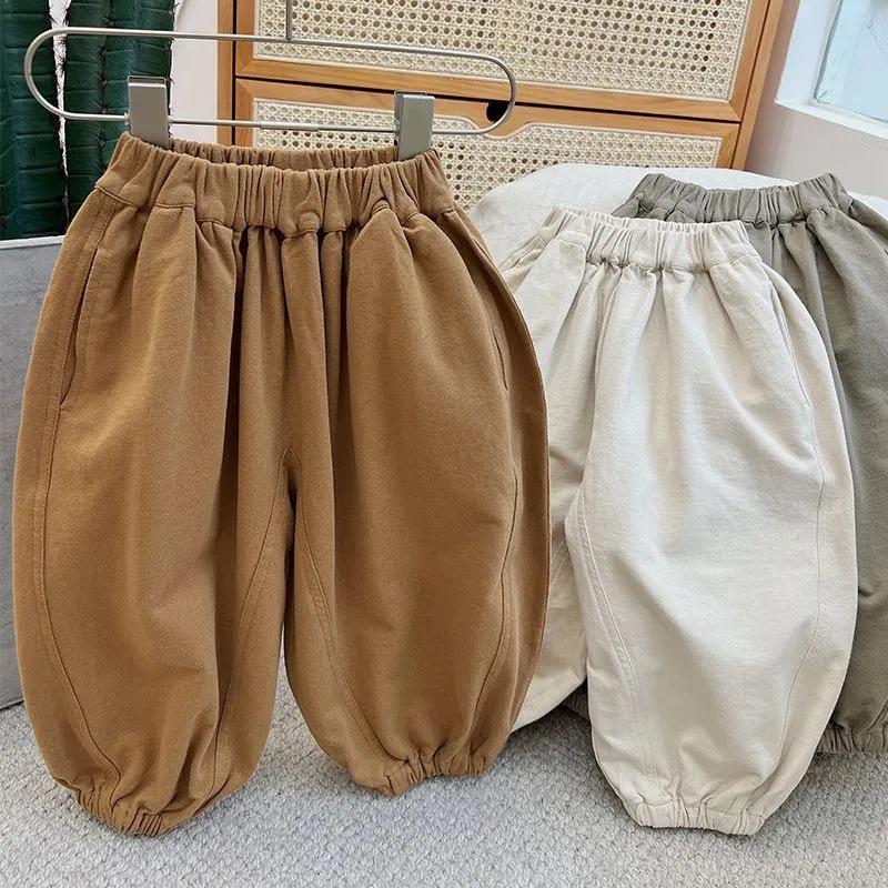 Toddler Boys' Soft Lantern Harem Pants - Spring/Autumn Mori Style Fashion