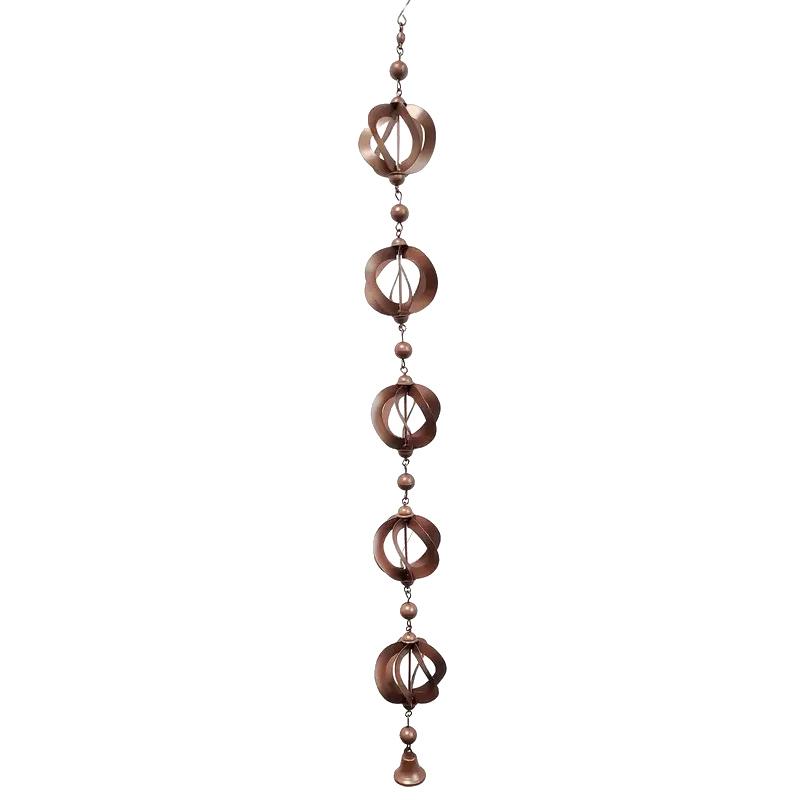 Rain Chain Decorative Iron Rain Gutter Chains Functional Replacement Downspout Chain Outdoor Rain Chains