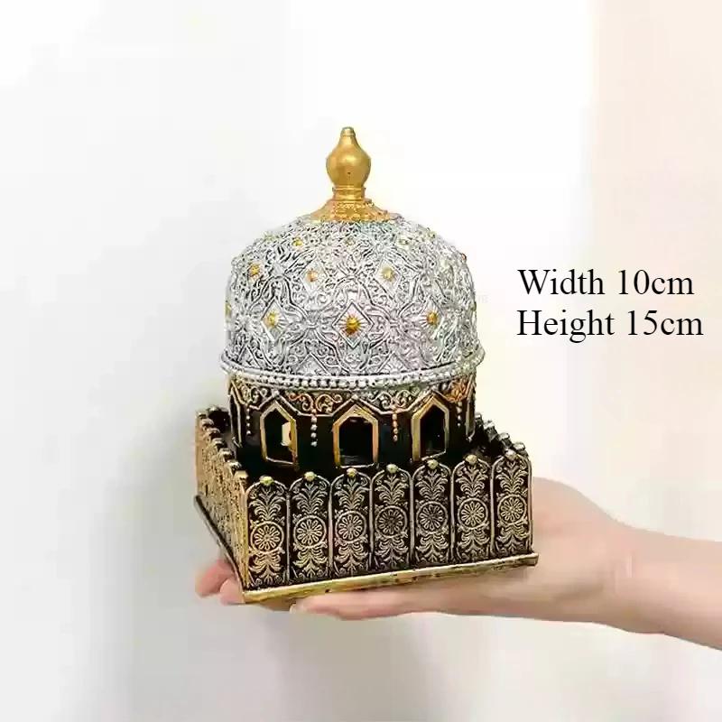 Arabien Traditioneller Kohle Räuchergefäß/Räucherwerk Adlerholz Sandelholz Innenraum Räucherwerk Reinigt die Luft Beseitigt Gerüche und Hilft beim Schlafen