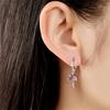 barbie Colorful Love Planet, Elegant and Original Ins Style, 925 Silver Synthetic Cubic Zirconia Earrings, Women's Style ZJYES-YS-225