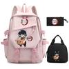 Ghost Extermination Surrounding Animation Schoolbag Trend Primary And Secondary School Students Leisure Backpack College Meal Bag Pencil Bag Set