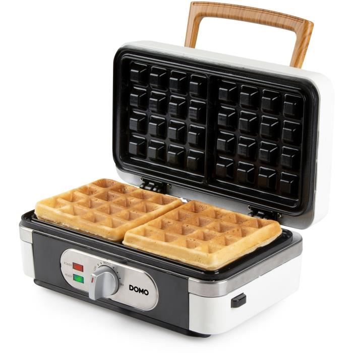 3-in-1-Gerät - DOMO - DO9277C - Sandwichmaker - Waffelmaker - Grill - 1100 W - Weiß