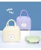 Modern Style Minimalist Cartoon Thermal Lunch Tote Bag Oxford Portable Cloth