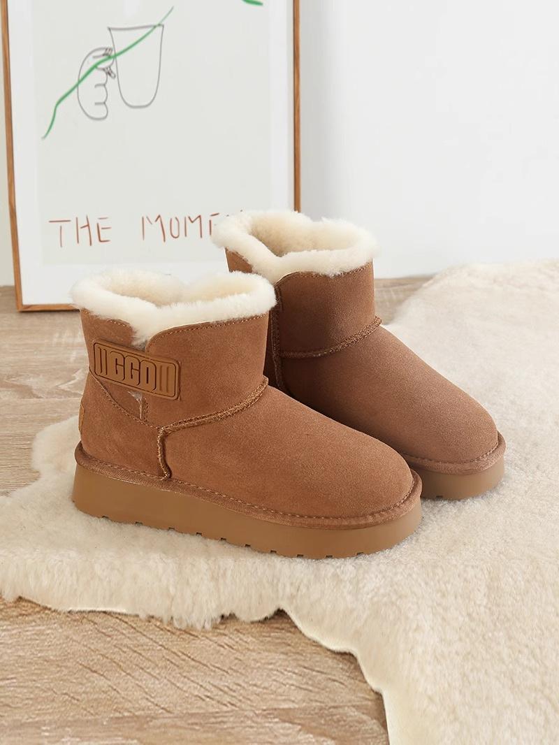 

Плюшевые сапоги-дутики средней длины женские зимние 2025 новые плюшевые утолщенные теплые нескользящие и холодные хлопковые ботинки Северо-Востока 40 верблюд