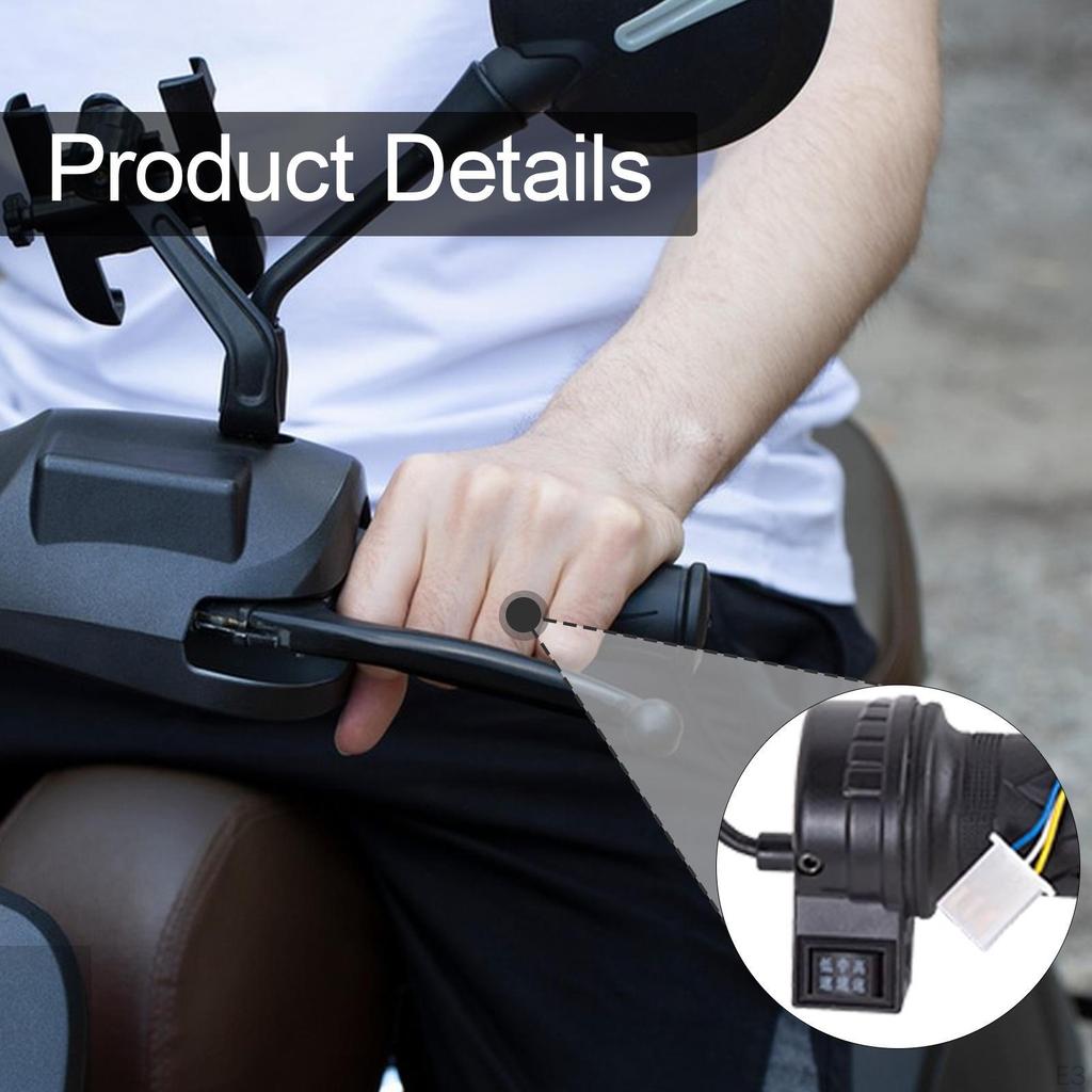 Electric Twist Throttle Grips Speed Handlebar Handle Grip