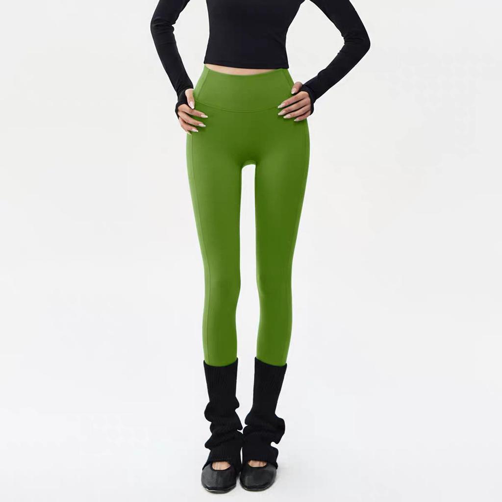 High-Elastic Seamless Yoga Pants for Women - No-Line Design for Running, Fitness, Pilates, and More
