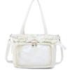 Skull Pain Original [Ballet Holiday] Lolita Tote Women's Bag Crossbody Shoulder PU Face Solid Color Versatile Pain Bag