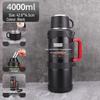 Large Capacity Outdoor Thermos 316 Stainless Steel Portable Warm Kettle for Car or Student Use