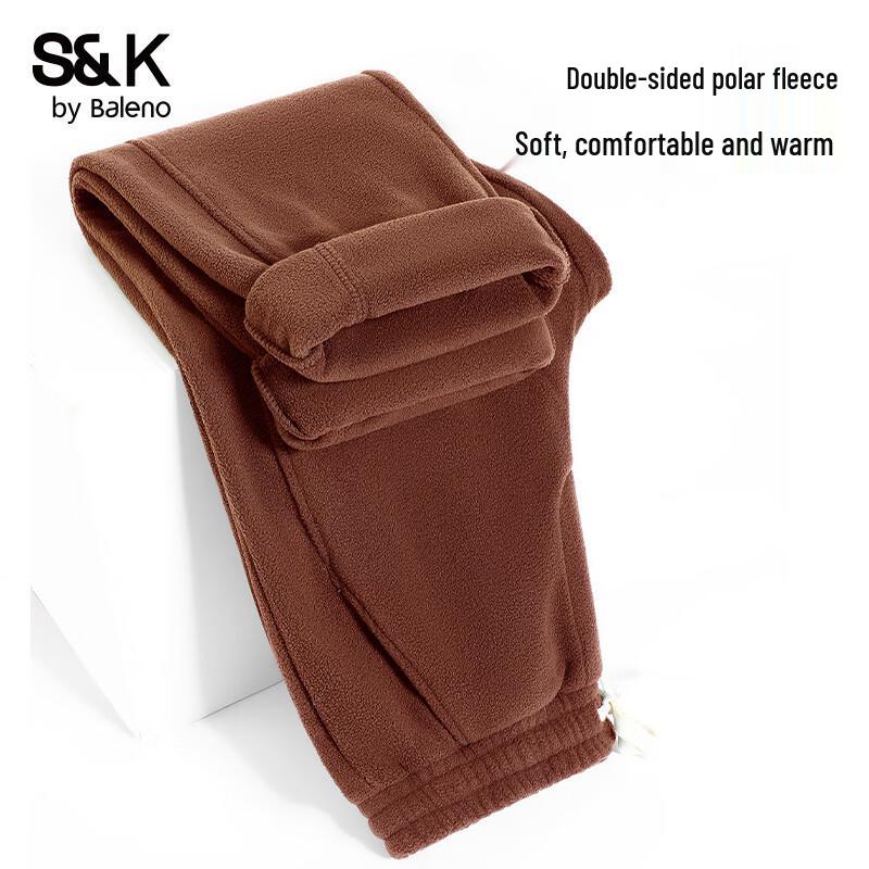 Baleno Men's S&K Series Fleece Straight-Leg Casual Pants