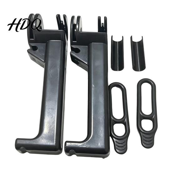 Durable Archery Gear Organizer 2PCS Bow Hangers for Truck Headrest Heavy Duty Universal And Portable Hanger Arrow Holders Matte Black Racks
