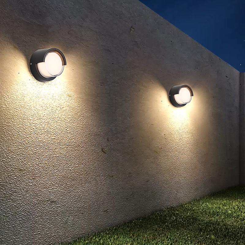 LED Waterproof Outdoor Wall Light for Balcony, Corridor, Courtyard, and Garden